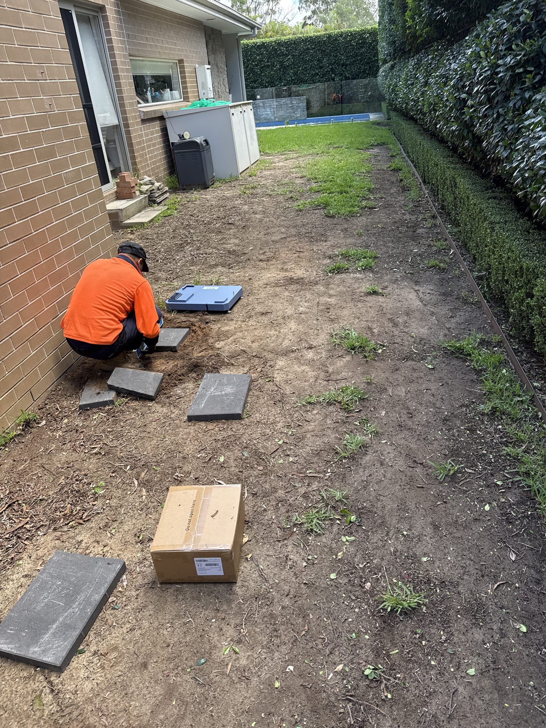 Forestville garden before work by The Hedge Fund